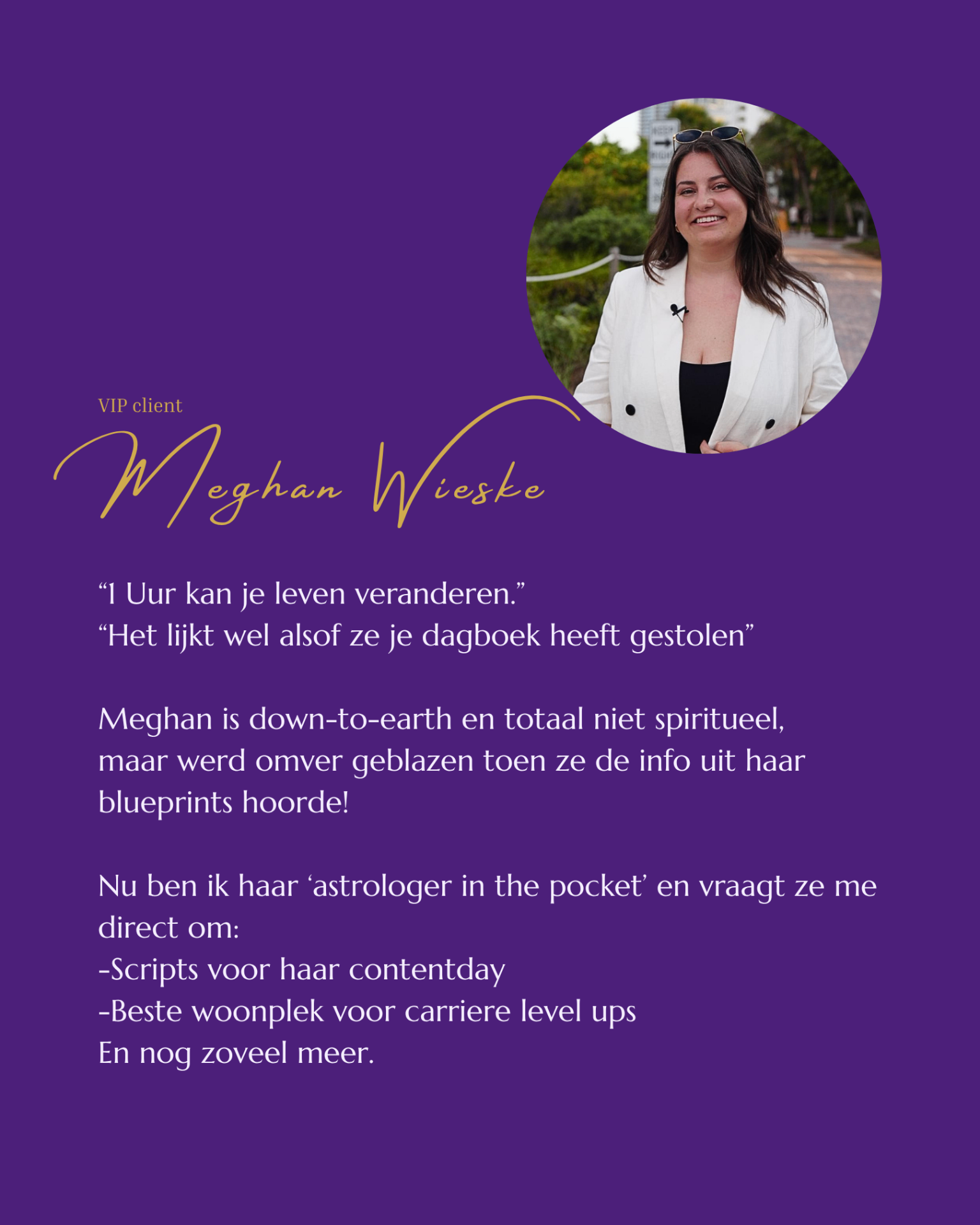 Ervaring van Meghan Wieske