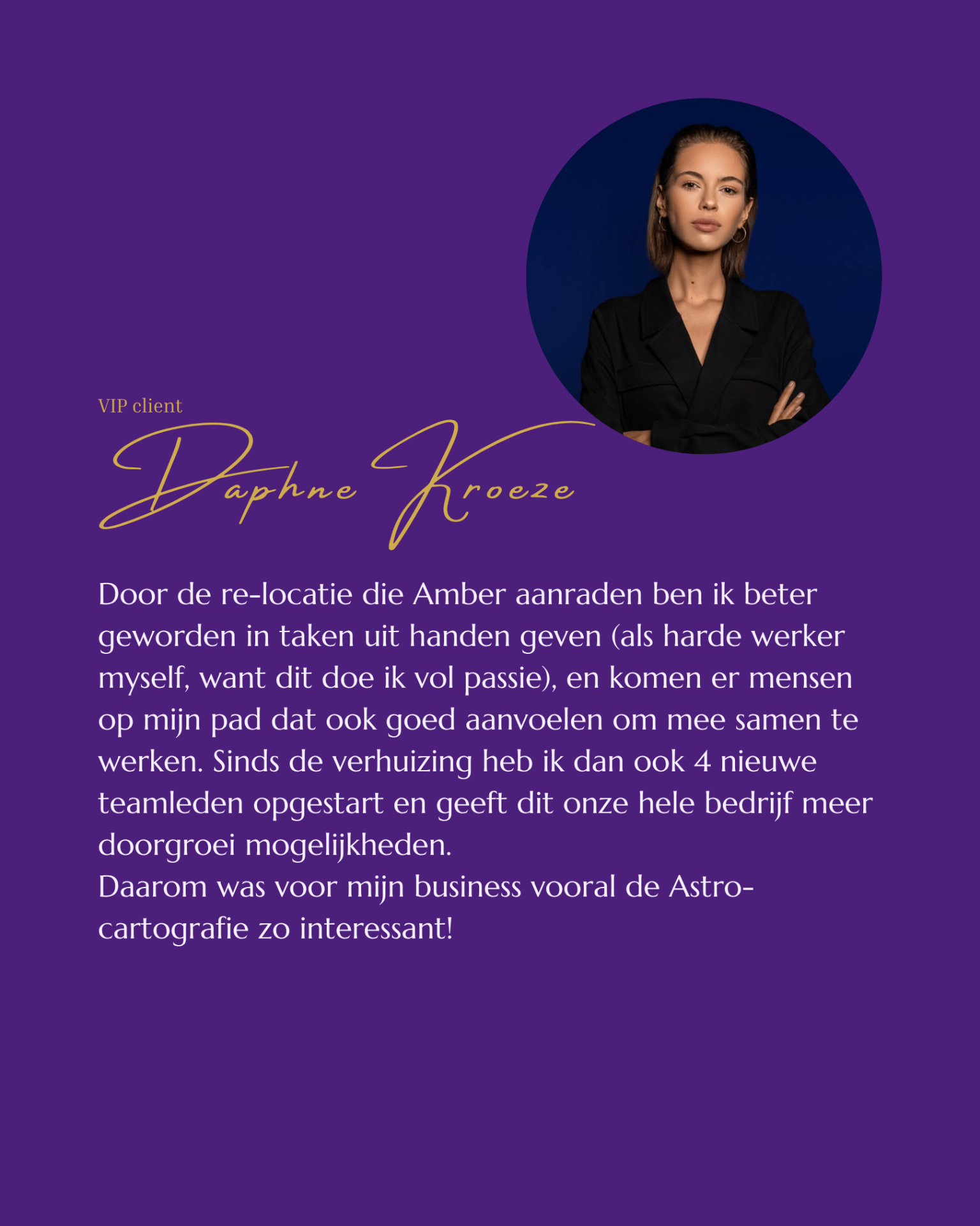 Ervaring van Daphne Kroeze